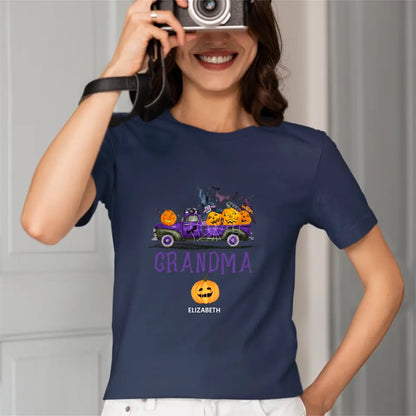 Fun with Pumpkins - Name Customized Halloween T-Shirts