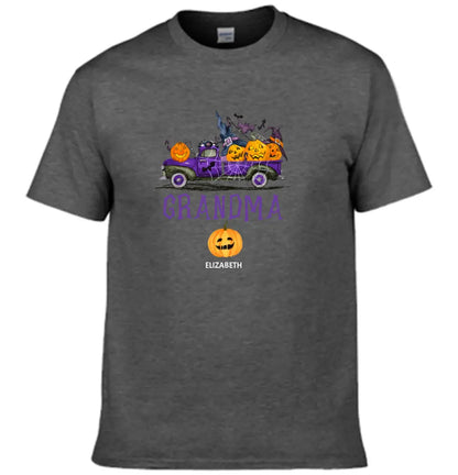 Fun with Pumpkins - Name Customized Halloween T-Shirts