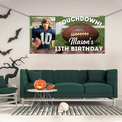 Custom Birthday Banners, Personalised For Football Fans