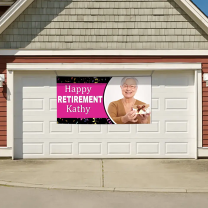 Personalized Retirement Banner-Happy Retirement