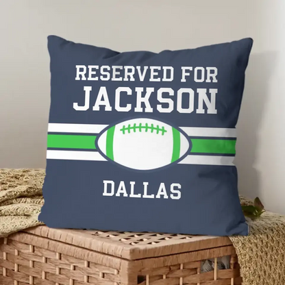 Team Spirit - Personalized  Football Pillowcase - Perfect Fan Gift!