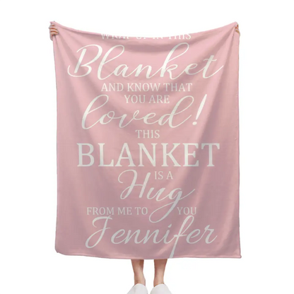 Friendship Gifts - Personalized Multi-color Blanket - Gifts for Ladies and Gentleman