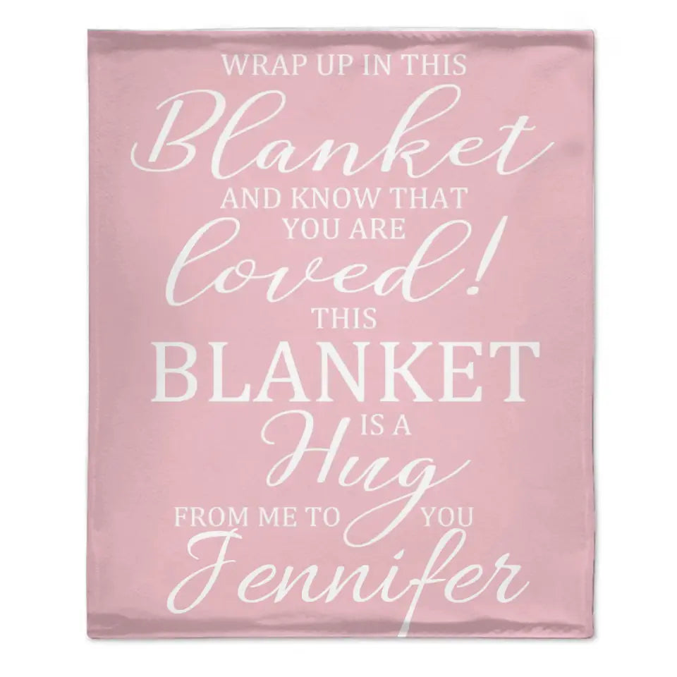 Friendship Gifts - Personalized Multi-color Blanket - Gifts for Ladies and Gentleman