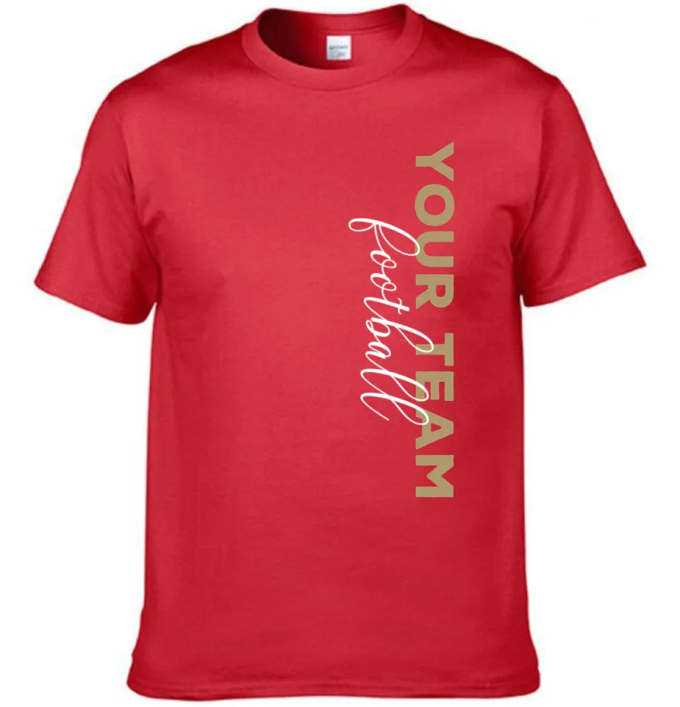 Game Day - Personalised Name And Number 2 Sided T-Shirt - A Gift For Football Supporters,Players