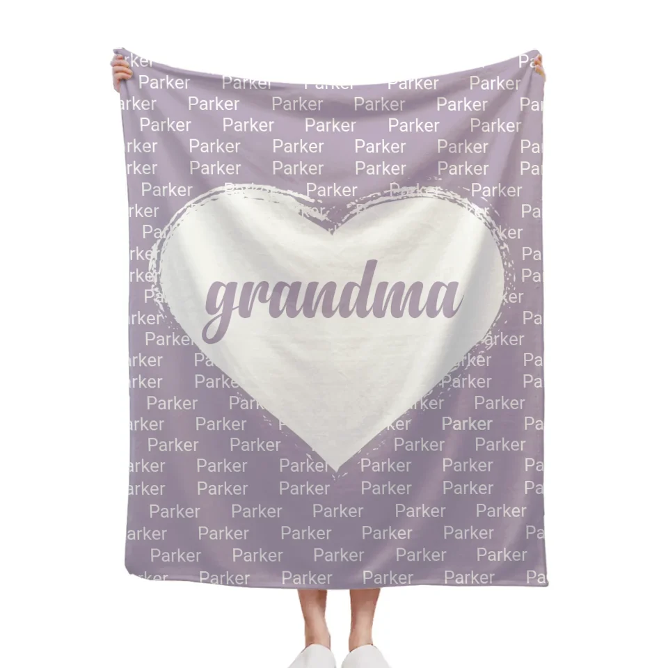 Blankets To Convey Love - Name And Designation Custom Personalized Text Loving Blanket - A Gift For Family