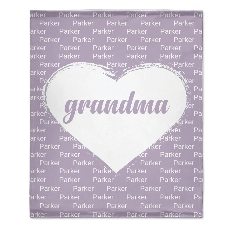 Blankets To Convey Love - Name And Designation Custom Personalized Text Loving Blanket - A Gift For Family