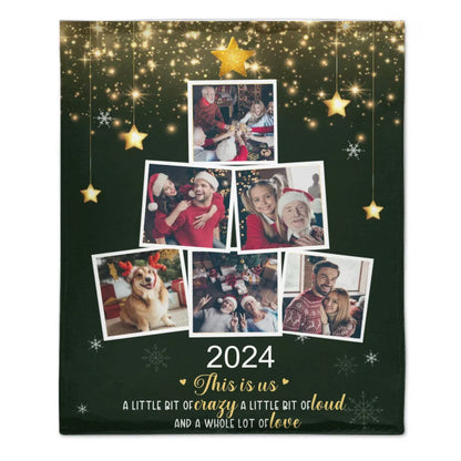 Custom Photo Being With Family Is The Best Part Of Christmas - Family Personalized Custom Blanket - Christmas Gift For Family Members