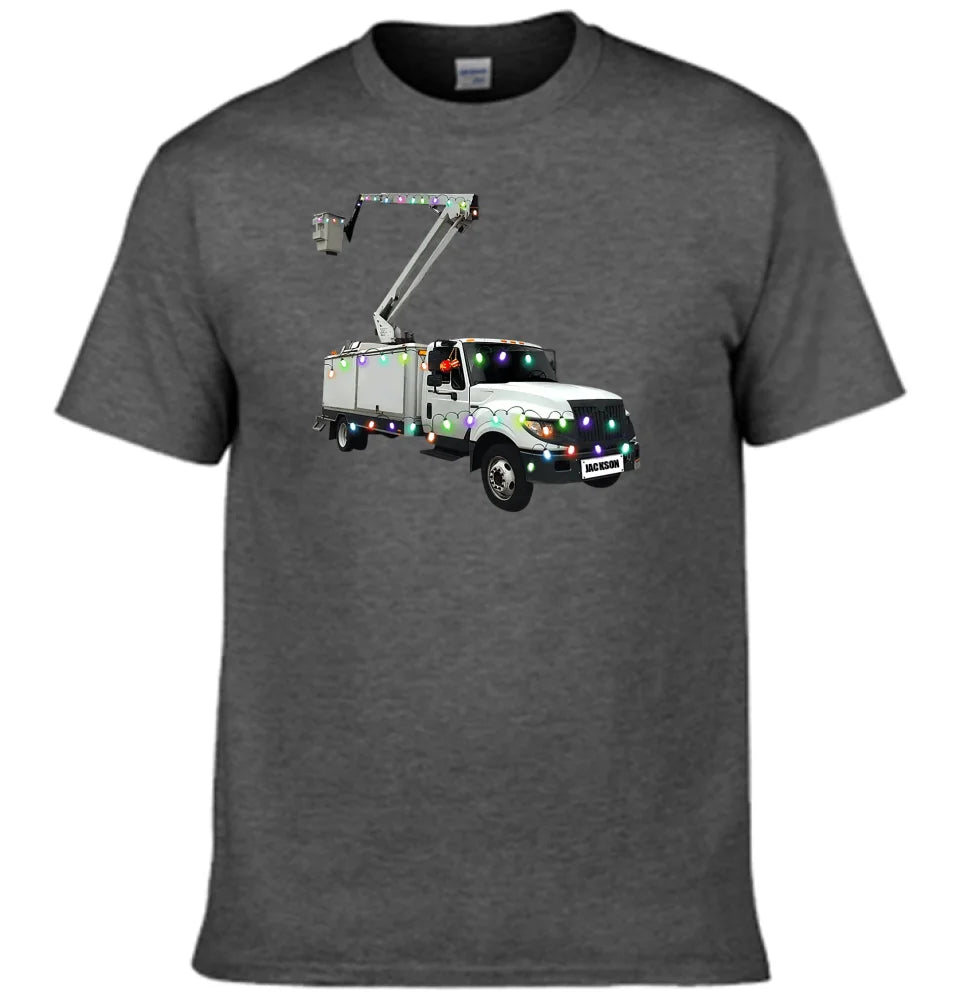 Multiple Colors Of Custom Apparel For Trucks - T-shirts With Personalized Name And Different Color Trucker Patterns - A Gift For Yourself,Friend