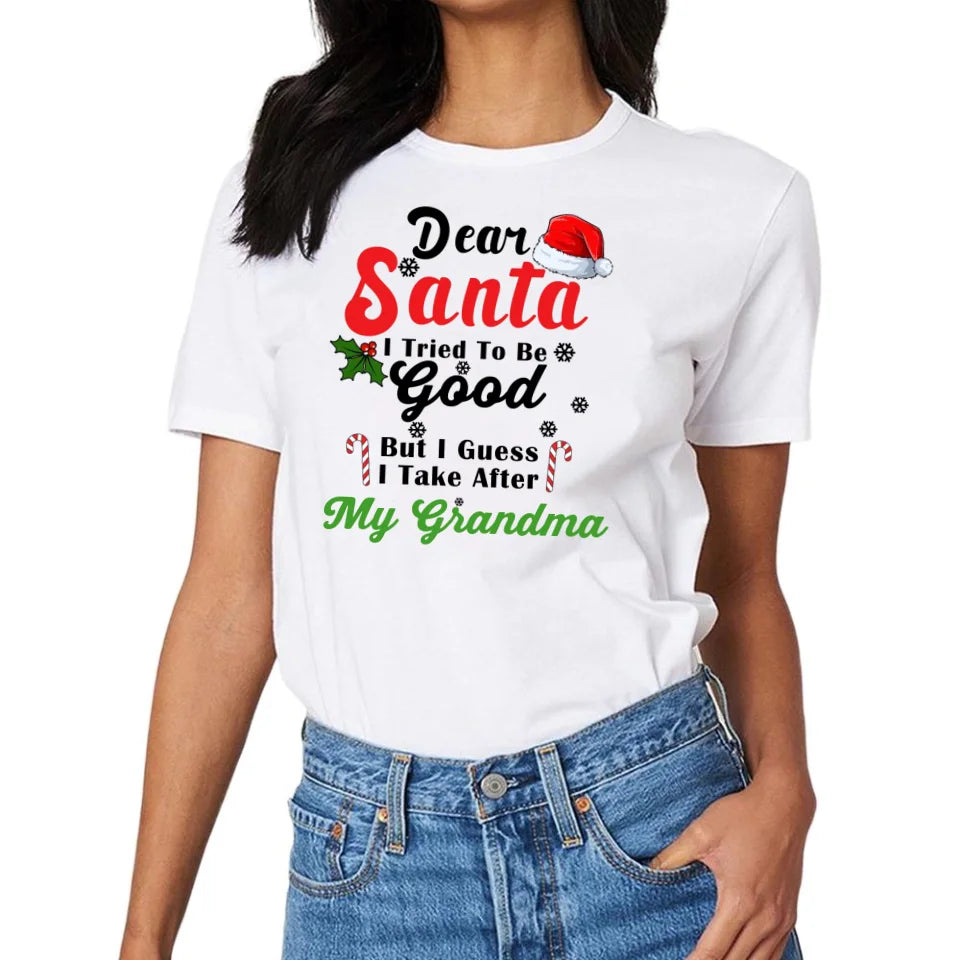 Christmas Style Customized Clothing - Personalized Nickname Christmas Classic Clothes - A Gift Of Affection