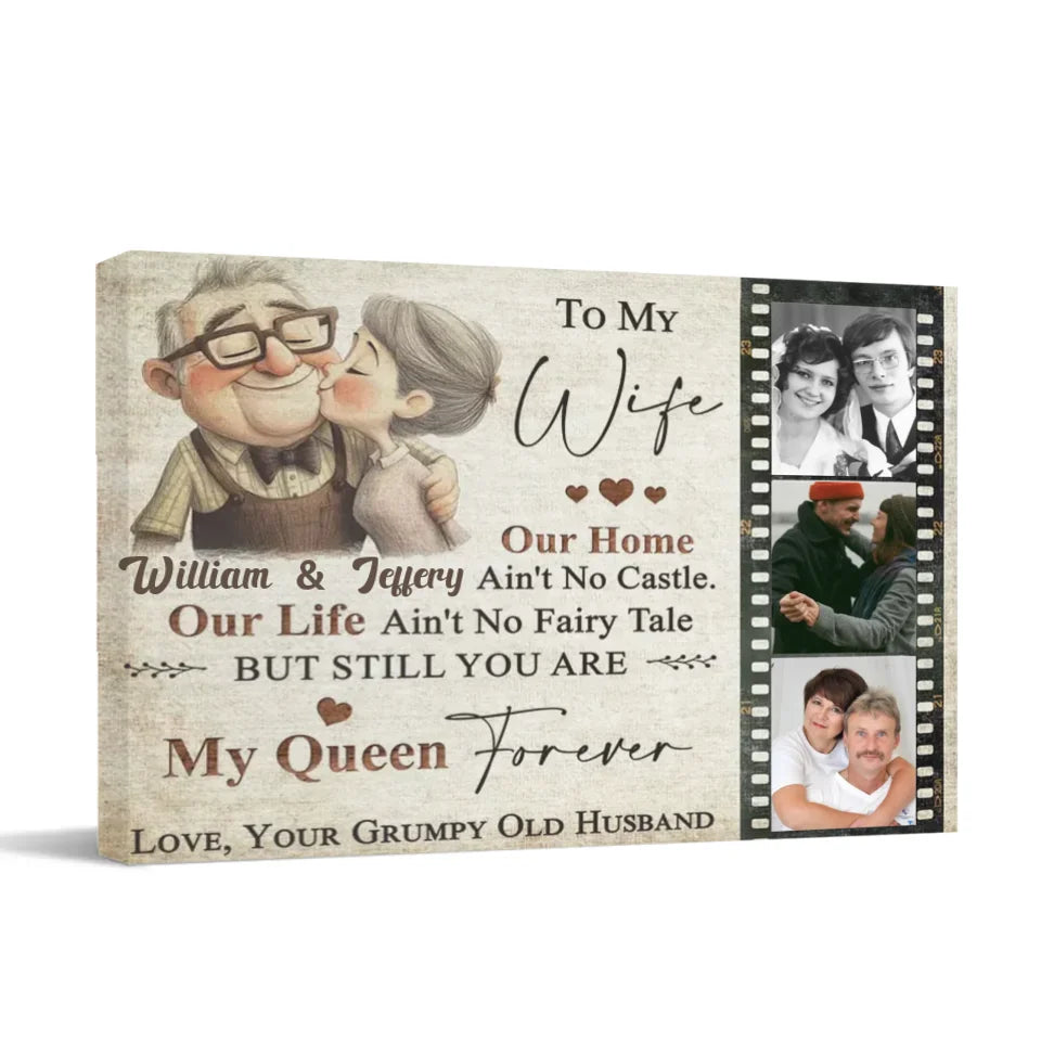 Sentimental Gift for Wife Personalized Gift from Husband Canvas Print