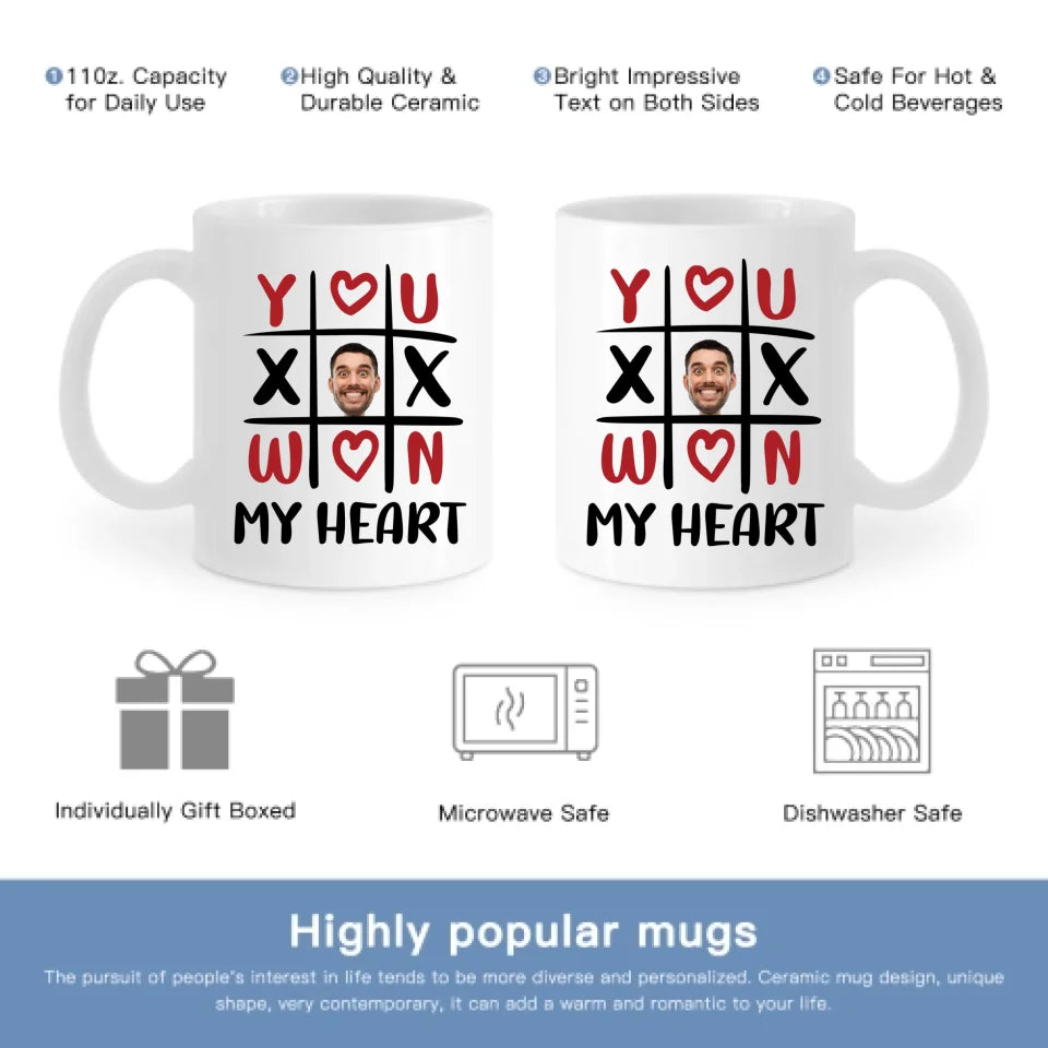 MY HEART-Personalized Customized Photo Mugs-Gifts for Loved Ones