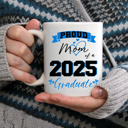 Customized Graduation Themed Mug - Personalized Name and Year Graduation Season Mug - A Gift For Family,Graduate Parents