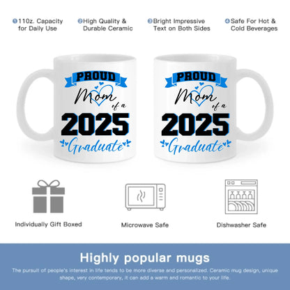 Customized Graduation Themed Mug - Personalized Name and Year Graduation Season Mug - A Gift For Family,Graduate Parents