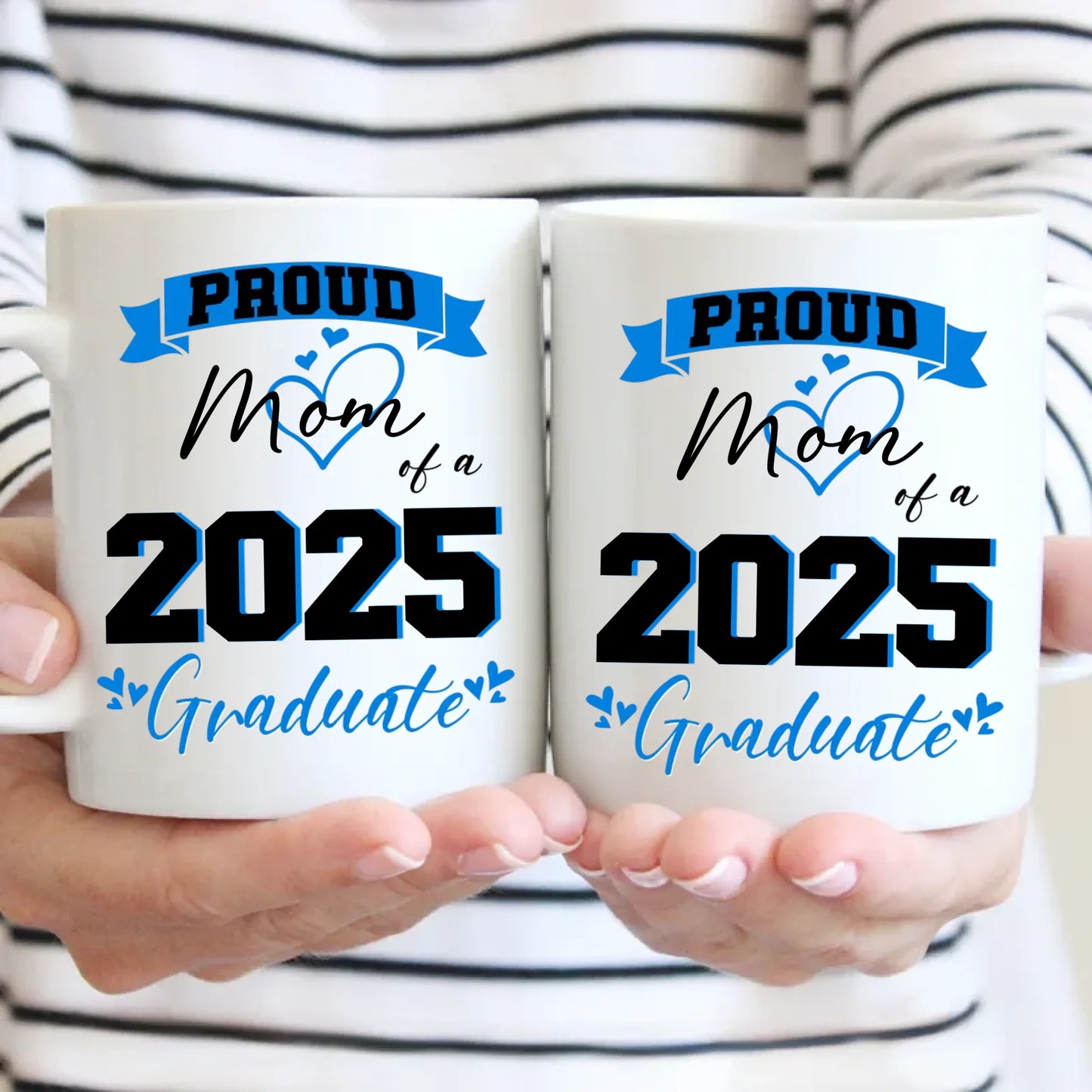 Customized Graduation Themed Mug - Personalized Name and Year Graduation Season Mug - A Gift For Family,Graduate Parents