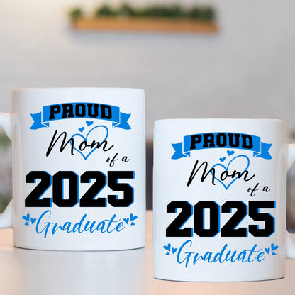 Customized Graduation Themed Mug - Personalized Name and Year Graduation Season Mug - A Gift For Family,Graduate Parents