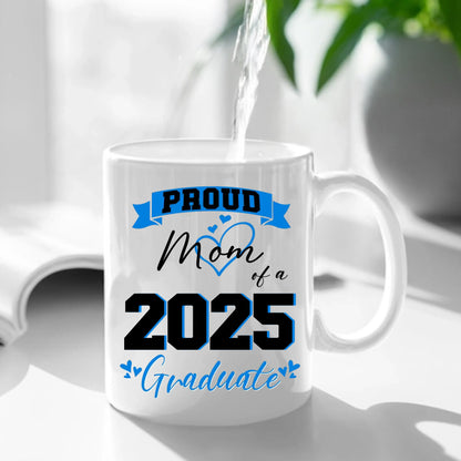 Customized Graduation Themed Mug - Personalized Name and Year Graduation Season Mug - A Gift For Family,Graduate Parents