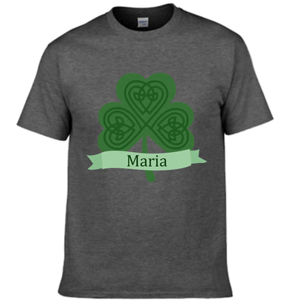 Customized St. Patrick's Day Apparel - Personalized Name Green Clover Lucky Costume -  A Gift For Friend,Family,Roommates,BFF