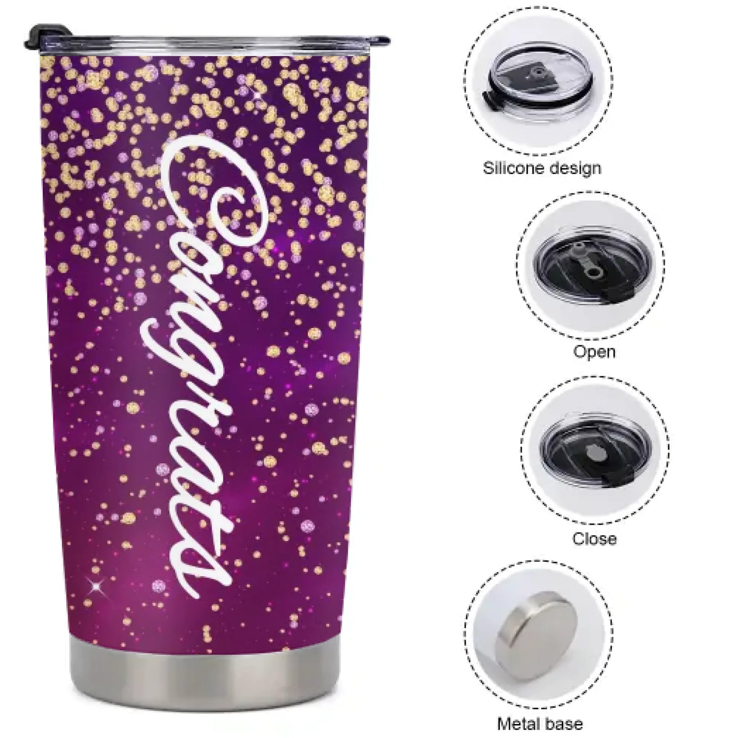 Customized Graduation Gifts - Personalized Name Graduation Commemorative Thermos Gift - A Gift For Children,Grandchildren,Graduates