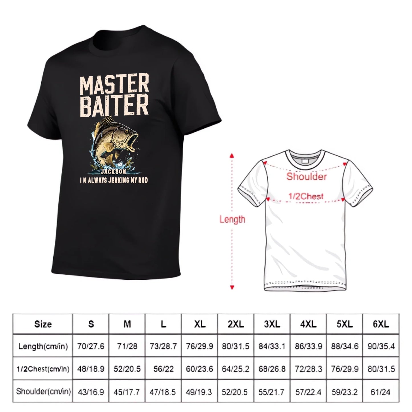 Customized Master Angler Apparel - Personalized Name Fishing Themed Master  -  A Gift For Friend,Family,Anglers