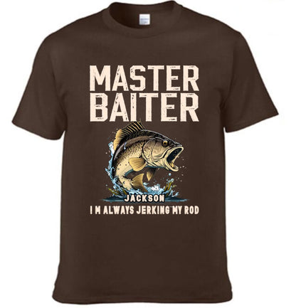 Customized Master Angler Apparel - Personalized Name Fishing Themed Master  -  A Gift For Friend,Family,Anglers