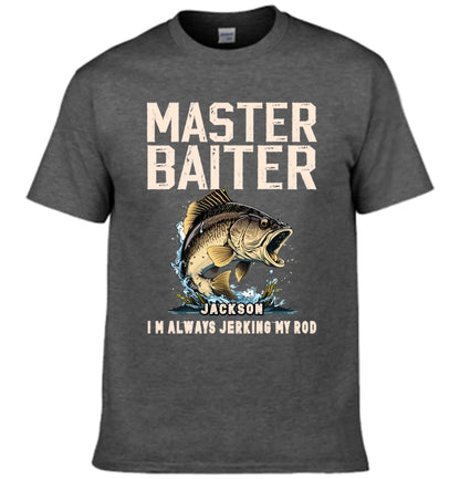 Customized Master Angler Apparel - Personalized Name Fishing Themed Master  -  A Gift For Friend,Family,Anglers