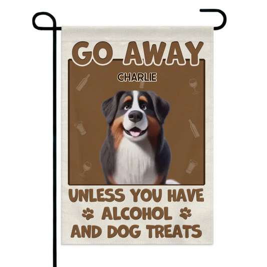 Customized Pet Themed Flag - Cute Garden Flag Personalized with Background,Title,Pet Type and Name - A Funny Gift For Pet Owners,Pet Lovers