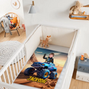 Monster Trucks Cars Motorcycles Collection - Customized Kids Name Blanket