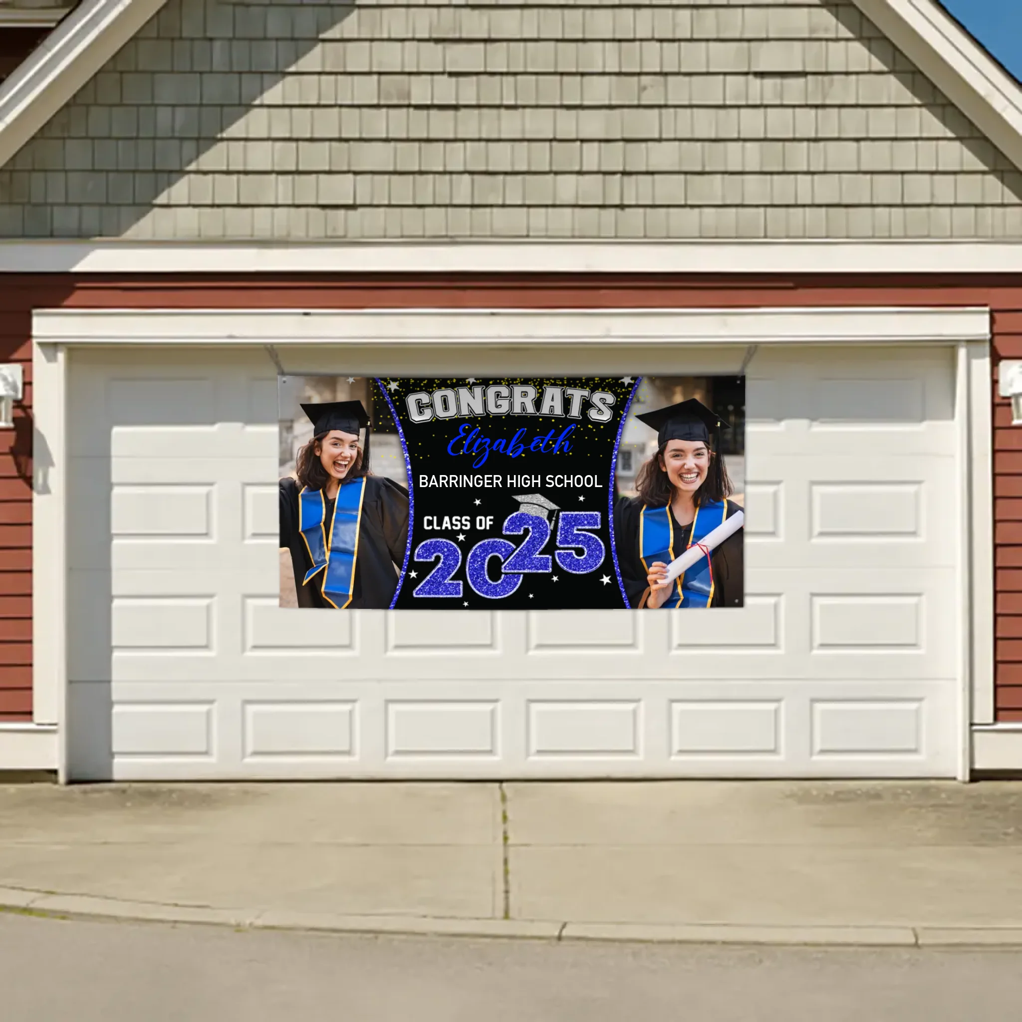 2025 Graduation Banner - Custom Photo Graduation Commemorative Gift