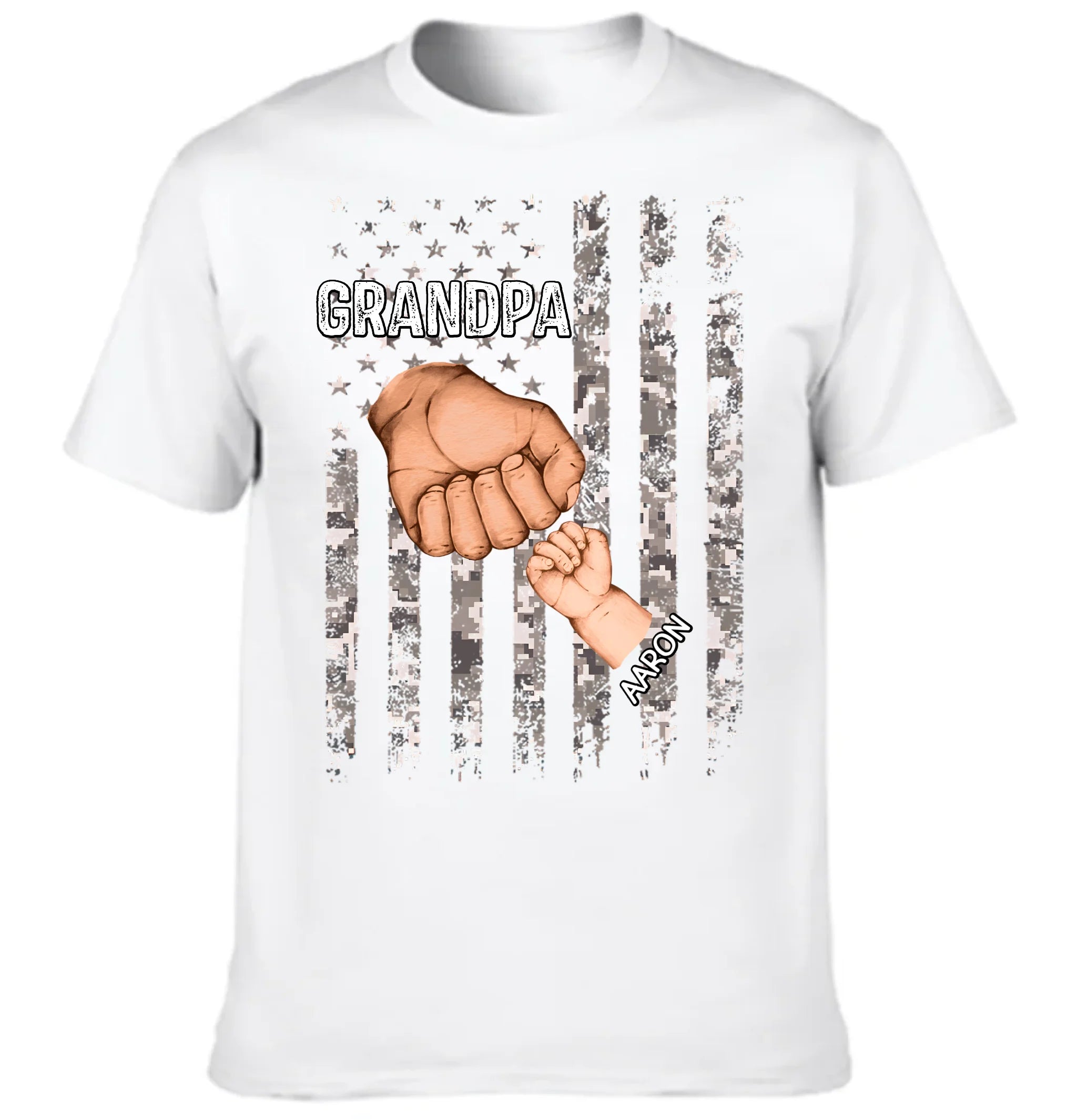 Grandpa Is Like Dad Without Rules - Family Personalized Customized Clothing