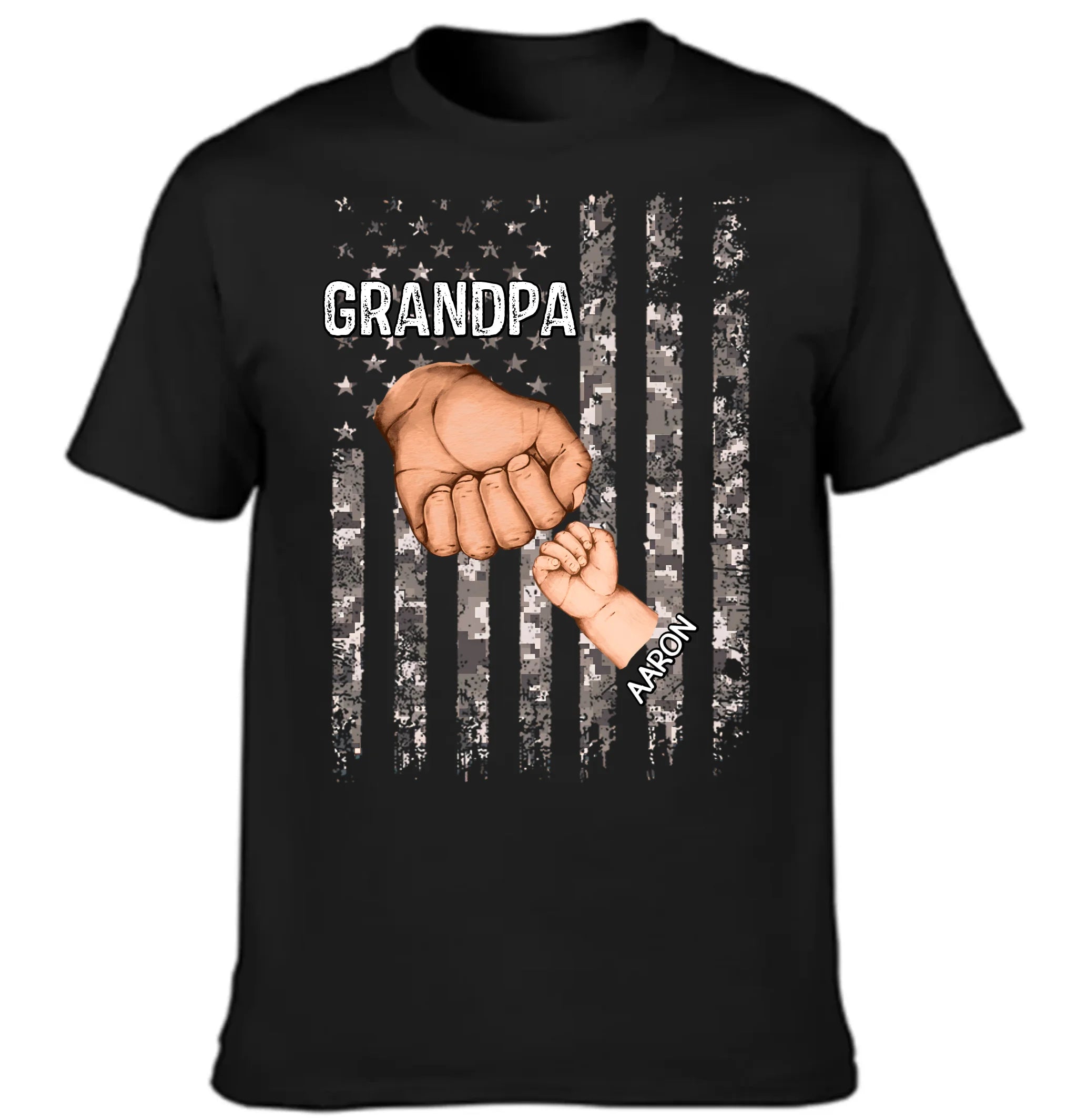 Grandpa Is Like Dad Without Rules - Family Personalized Customized Clothing