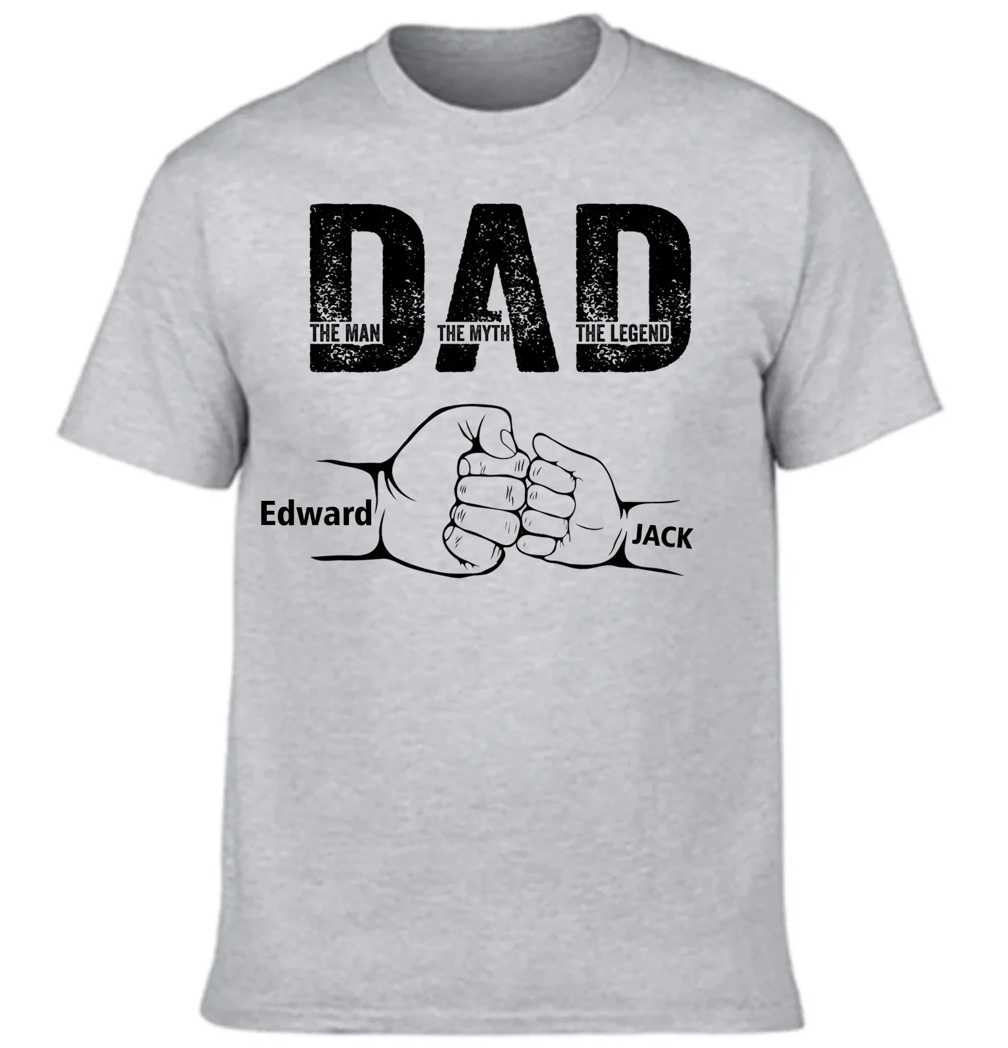 Dad The Man The Myth The Legend - Personalized Shirt Father's Day