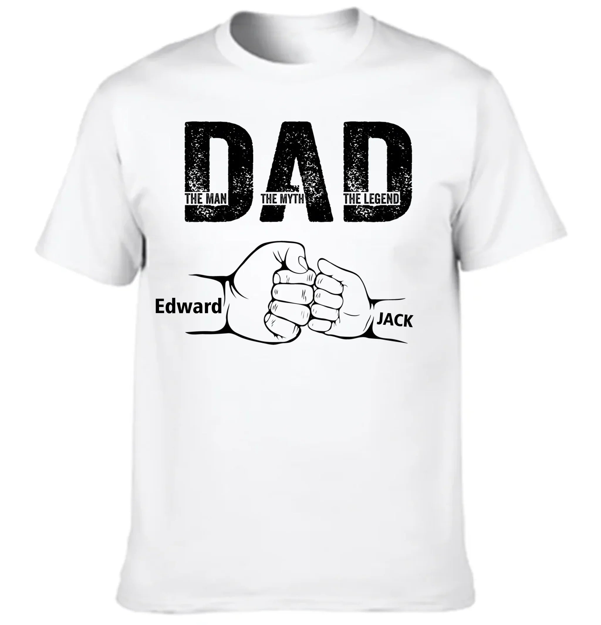 Dad The Man The Myth The Legend - Personalized Shirt Father's Day