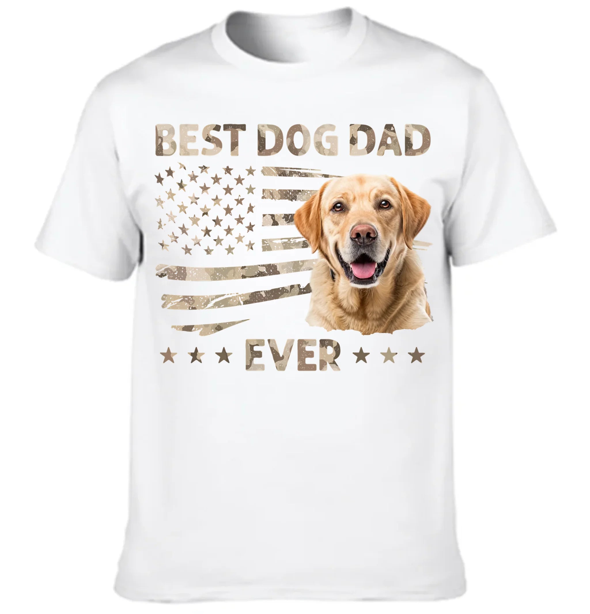 Custom Photo Ultimate Dog Dad - Personalized Pet Themed Clothes