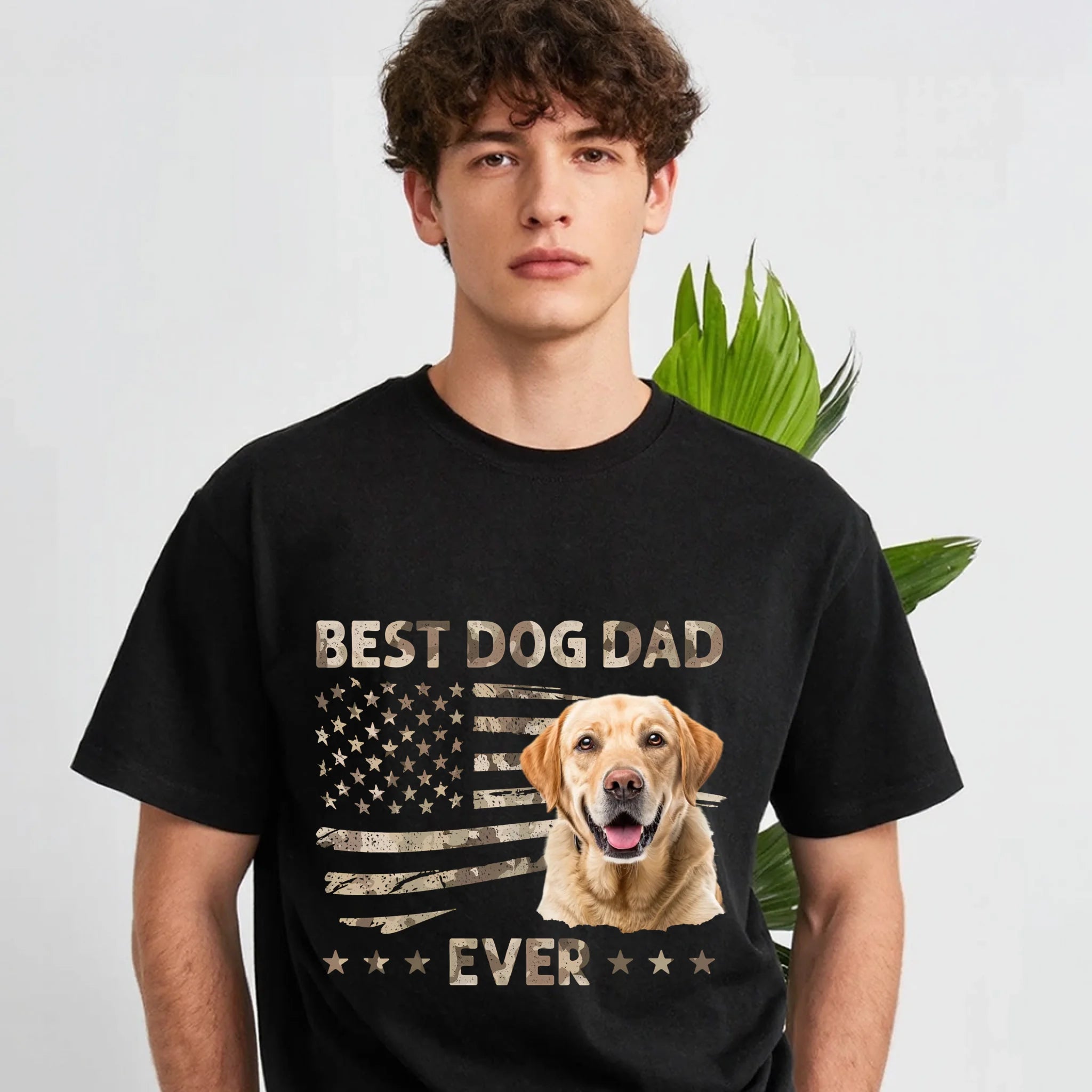 Custom Photo Ultimate Dog Dad - Personalized Pet Themed Clothes