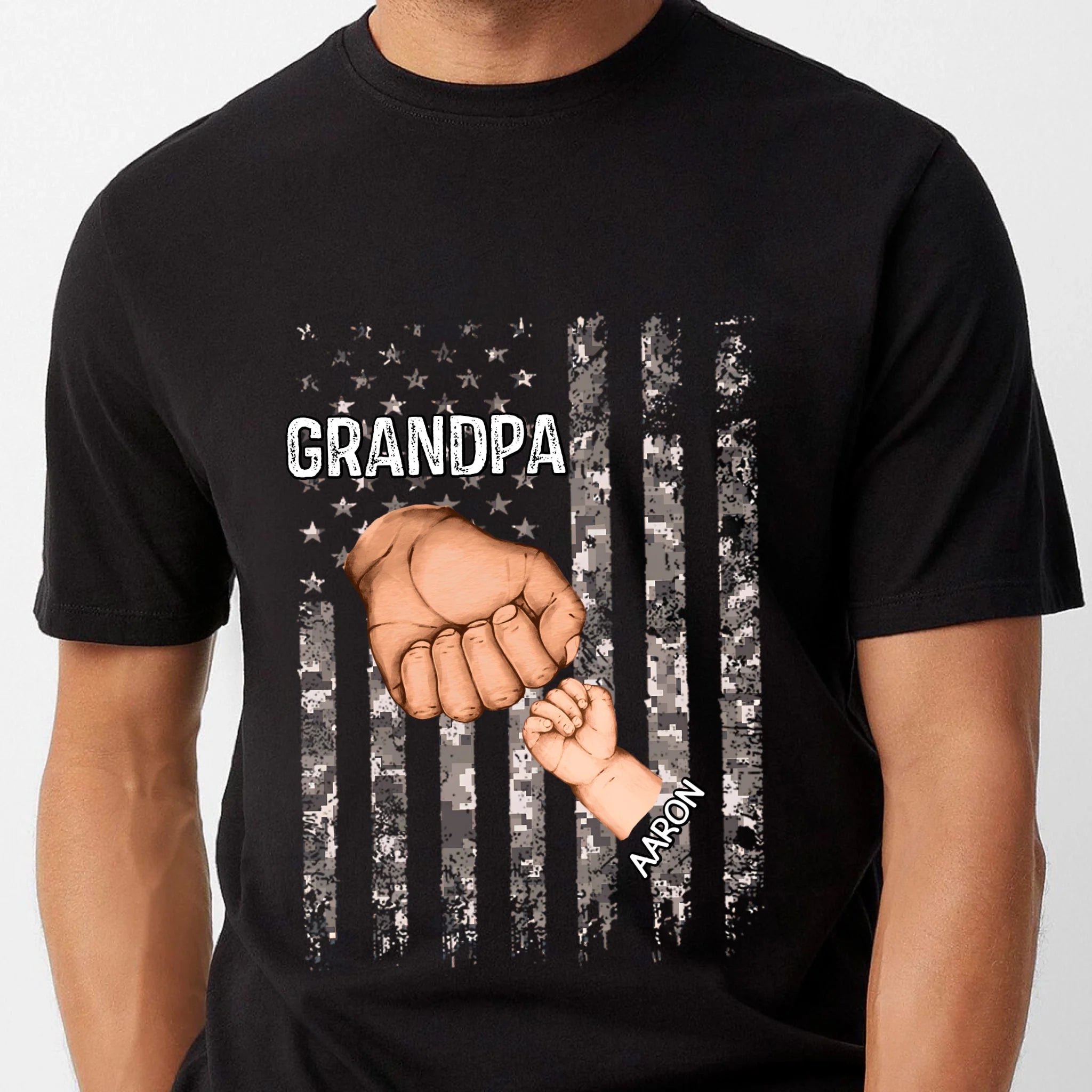 Grandpa Is Like Dad Without Rules - Family Personalized Customized Clothing
