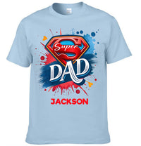 Super Hero - Dad | Personalized Name Clothes - Father's Day Gift