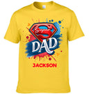 Super Hero - Dad | Personalized Name Clothes - Father's Day Gift