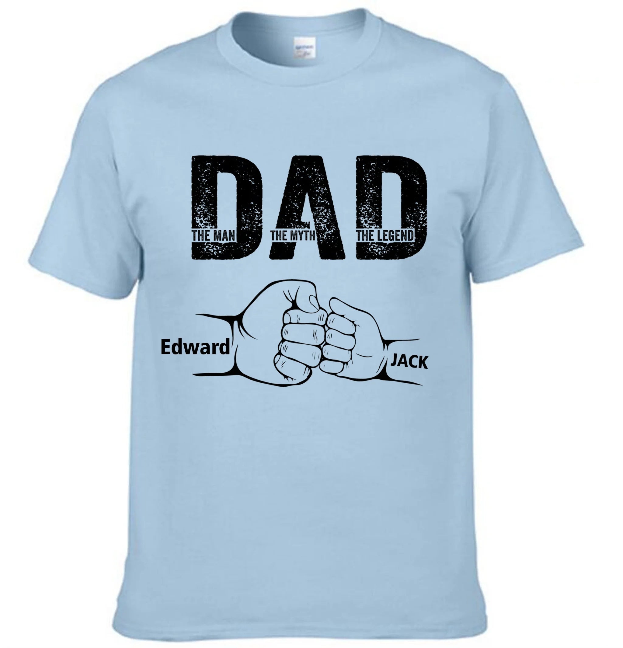 Dad The Man The Myth The Legend - Personalized Shirt Father's Day