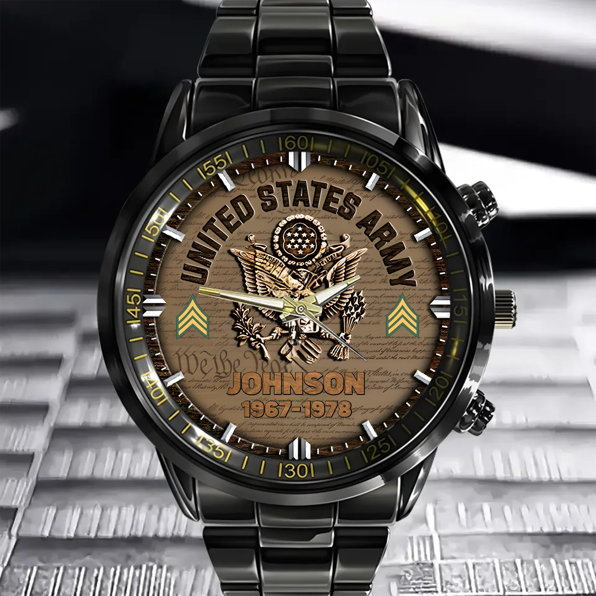 American Military Watch - Personalized Retro color scheme Watch
