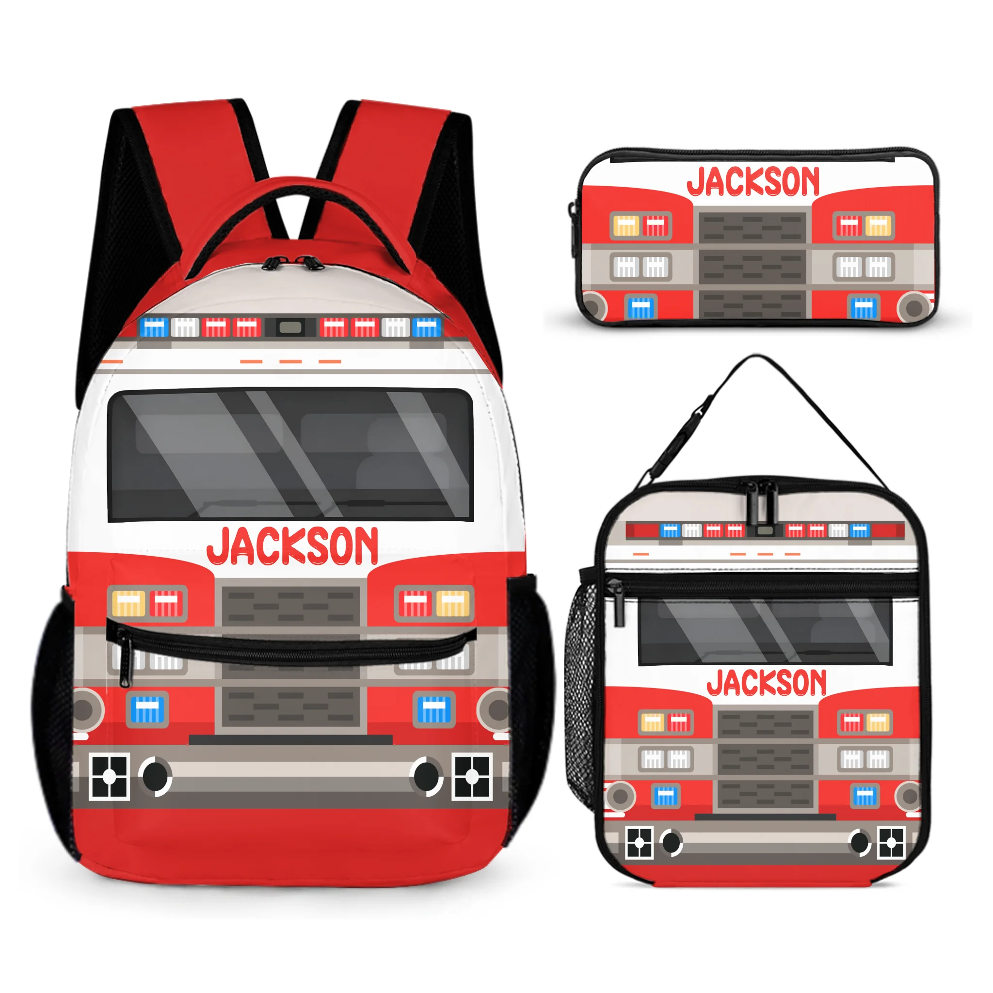 Personalized Name Custom Train Backpack - Back to School Gift for Kids