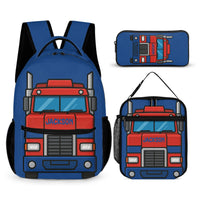 Personalized Name Custom Train Backpack - Back to School Gift for Kids