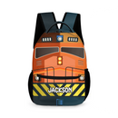 Personalized Name Custom Train Backpack - Back to School Gift for Kids