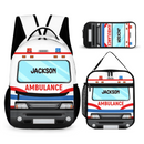 Personalized Name Custom Train Backpack - Back to School Gift for Kids