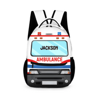 Personalized Name Custom Train Backpack - Back to School Gift for Kids