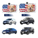 Custom Photo Dog & Cat Personalized Custom Auto Windshield Sunshade, Car Window Protector - Gift For Pet Owners, Pet Lovers