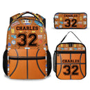 Personalized Name Custom Sports Backpack - Includes Basketball Baseball Soccer Football Rugby Personalized Backpacks