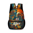 Doodle Game Style Customized Backpack - Includes Basketball, Soccer, Baseball, Rugby And All Kinds Of Ball Games - A Great Gift For Kids During The School Season!