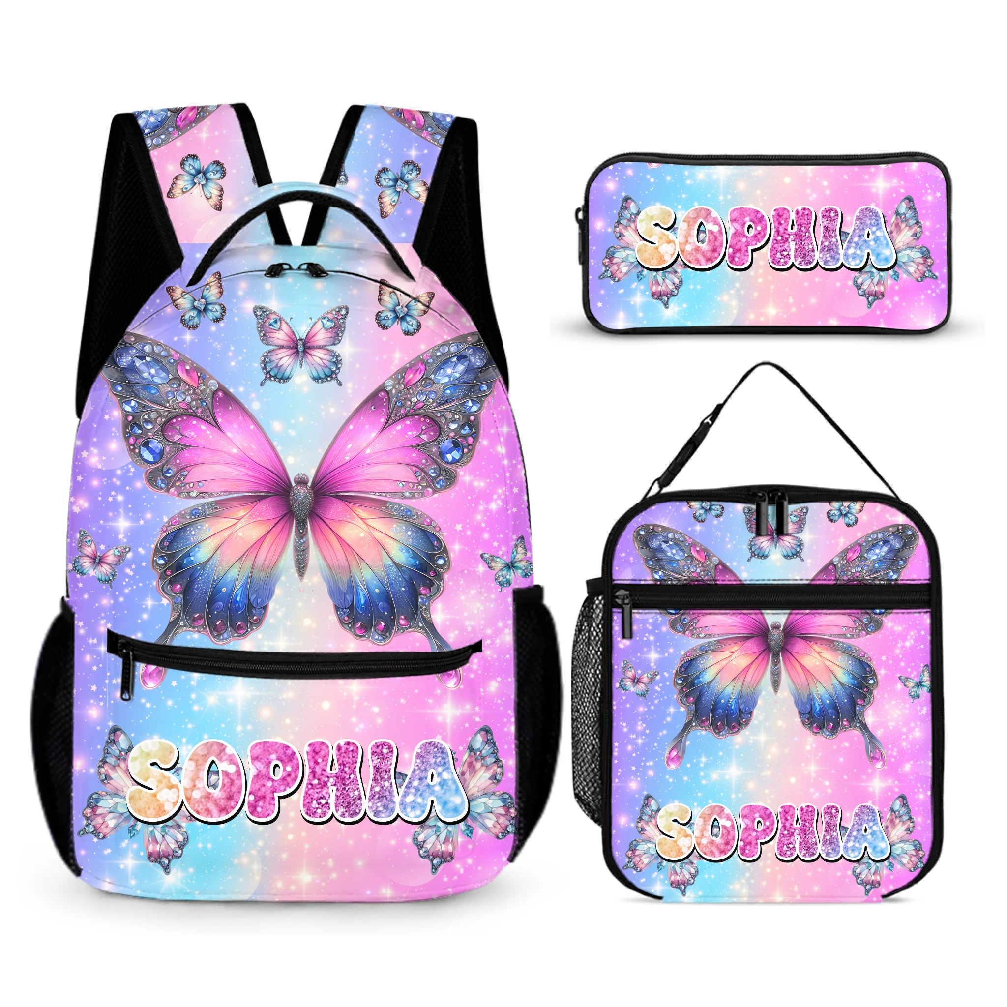 Cherished Butterfly Customized Backpack - Go-to-school Season Gift