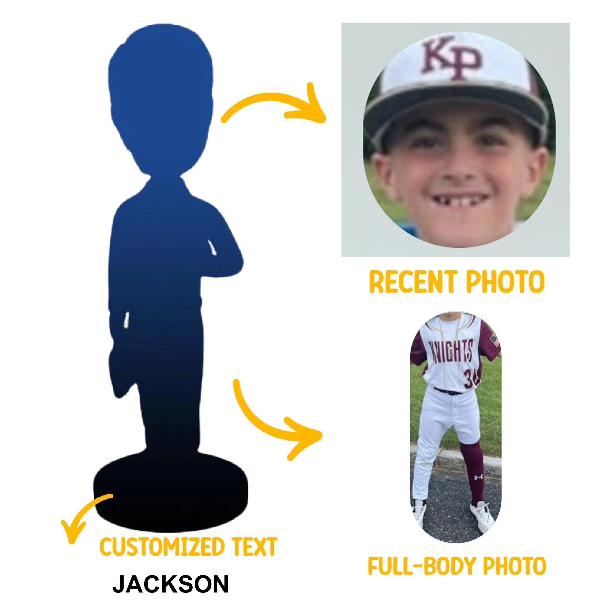 Engraved Customized Baseball Player Figurine - Gift Ideas for Baseball Player Lovers