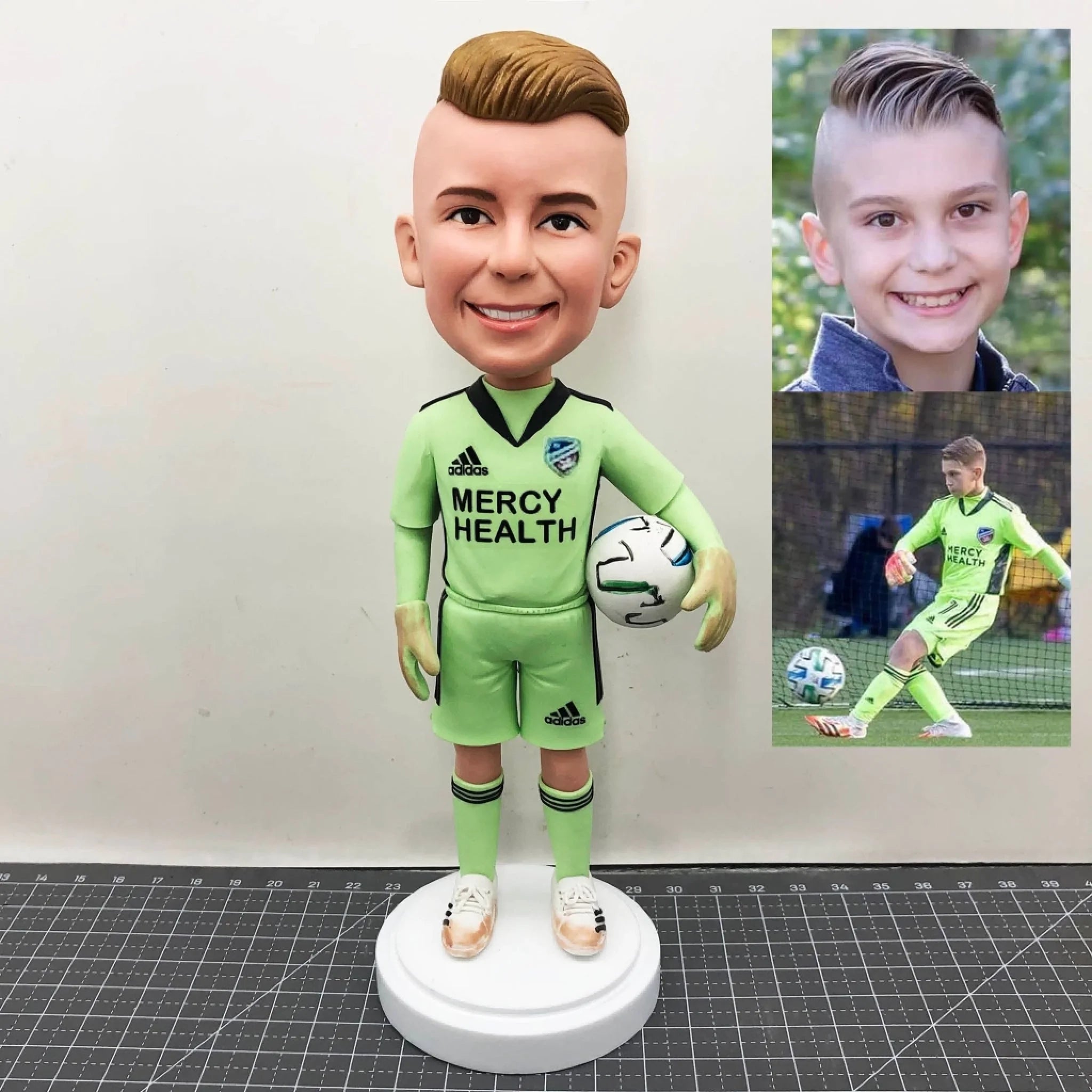 Engraved Customized Soccer Player Figurine - Gift Ideas for Soccer Player Lovers